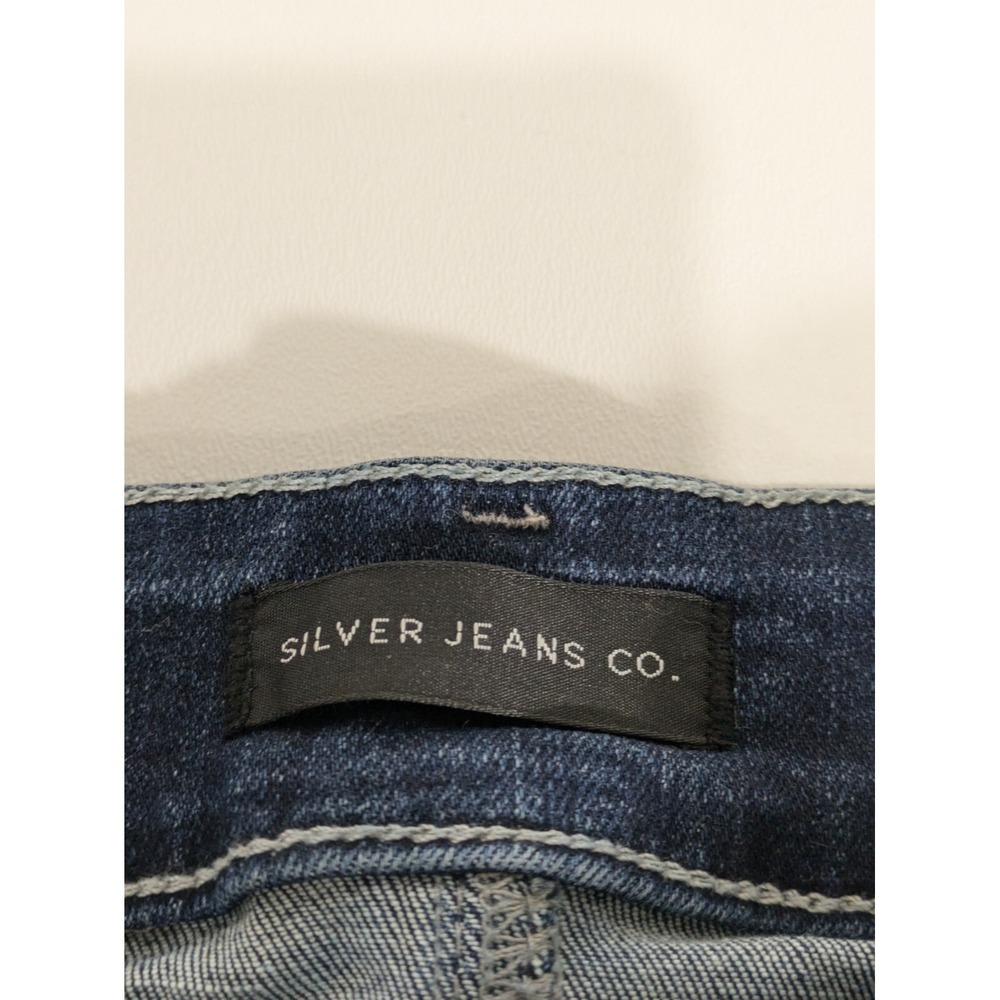 Silver Jeans Co. Women's Britt Low Rise Curvy Fit Skinny Jeans, 28/29 - Picture 5 of 8